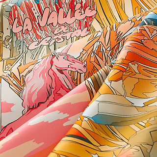 カレ 90 《ラ・ヴァレ・ドゥ・クリスタル》 | Hermès - エルメス-公式